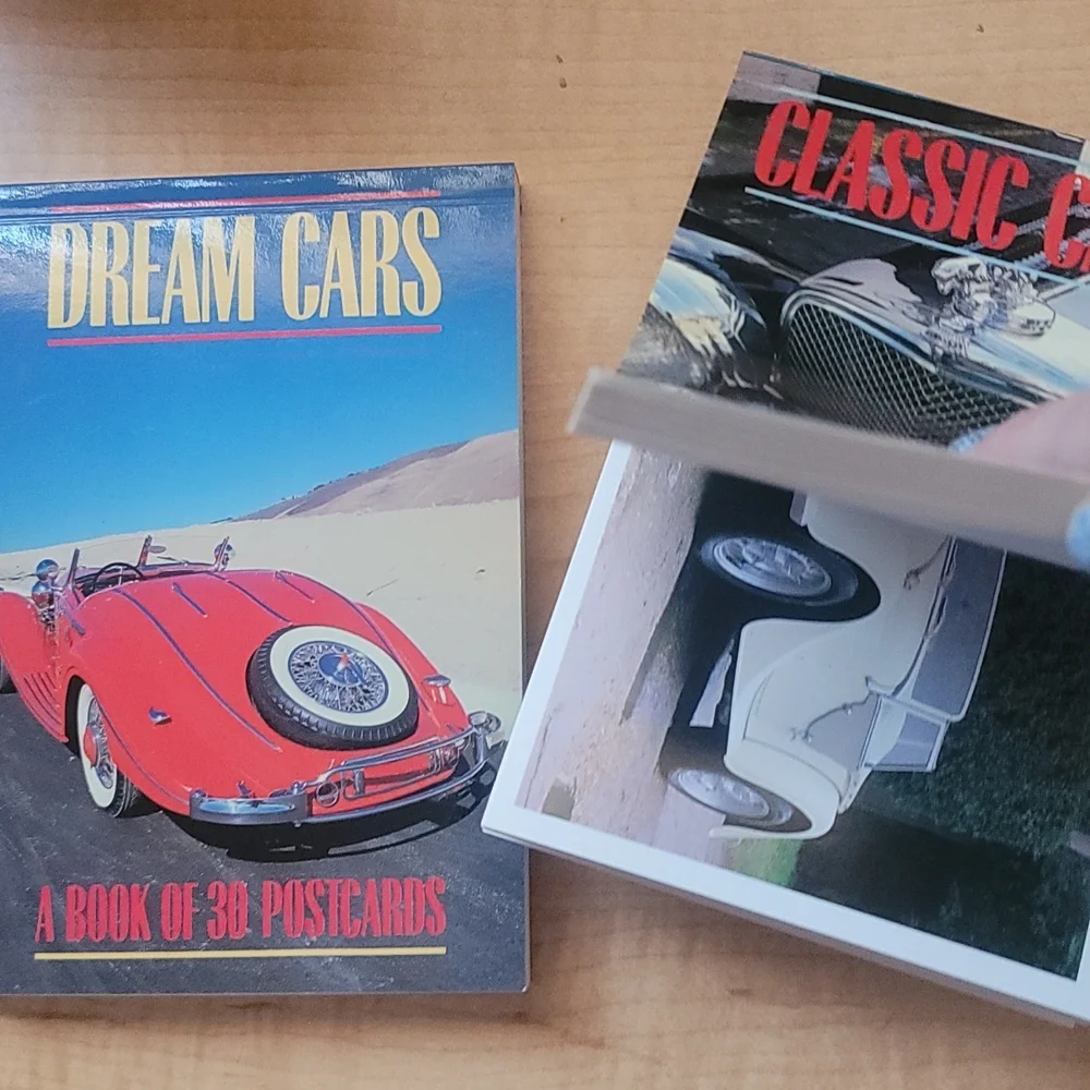 2 books Car postcards - Picture 3 of 5